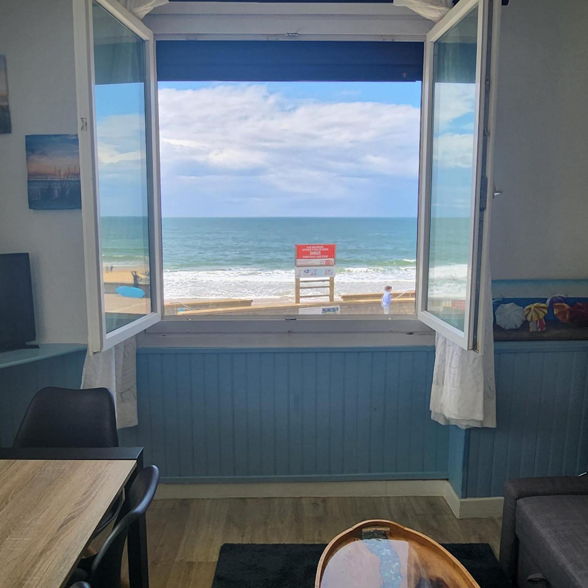 Beach Front Apartment Eljocri Capbreton Eksteriør billede