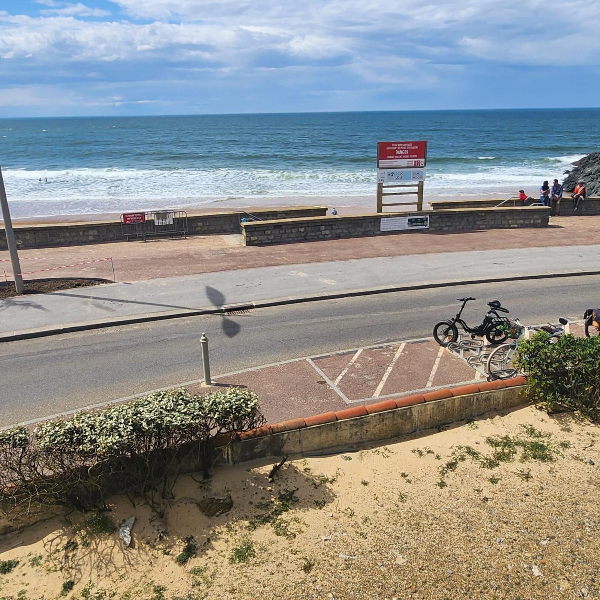 Beach Front Apartment Eljocri Capbreton Eksteriør billede